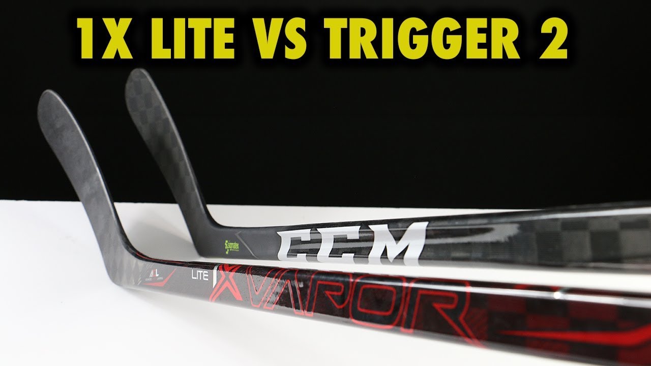 Bauer Vapor 1X Lite vs CCM Ribcor Trigger 2 hockey stick review