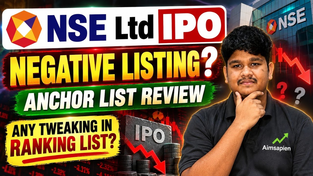 NSE ltd IPO | Anchor List Review | Tweaking in Ranking List? | Aimsapien 