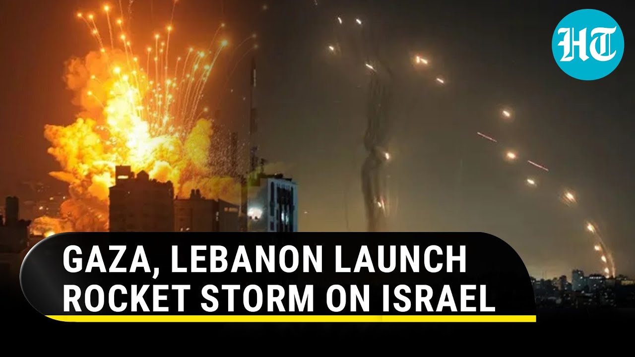 Hamas' Two-Front Attack On Israel; Rockets Fired From Gaza, Lebanon Simultaneously