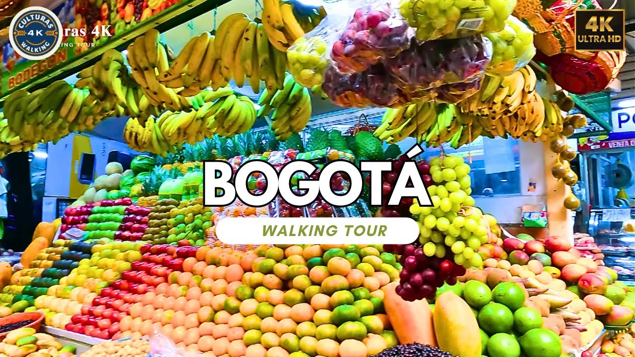 POV Walking  Tour [ Plaza de Mercado el Restrepo ] BOGOTA/COLOMBIA Culturas 4K