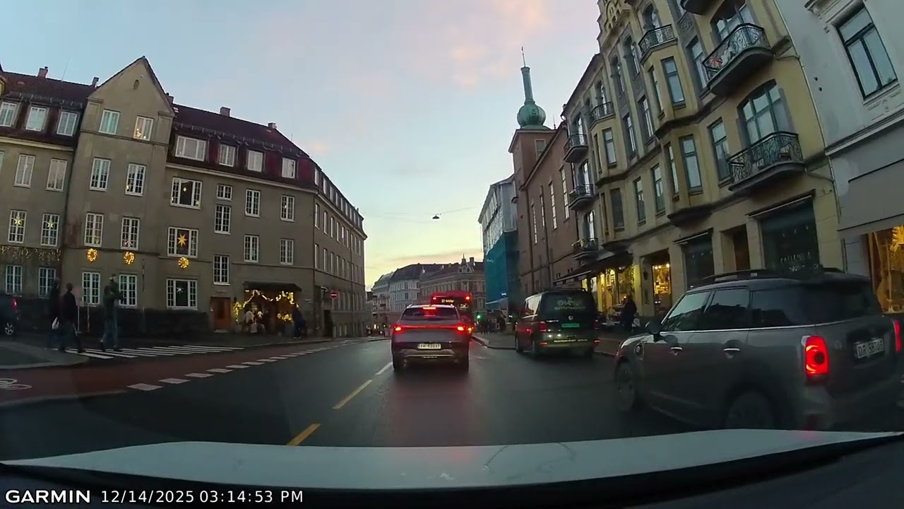 4K / Driver's License Practice Test / Exam / Oslo / Norway / Risløkka Trafikkstasjon / City Driving