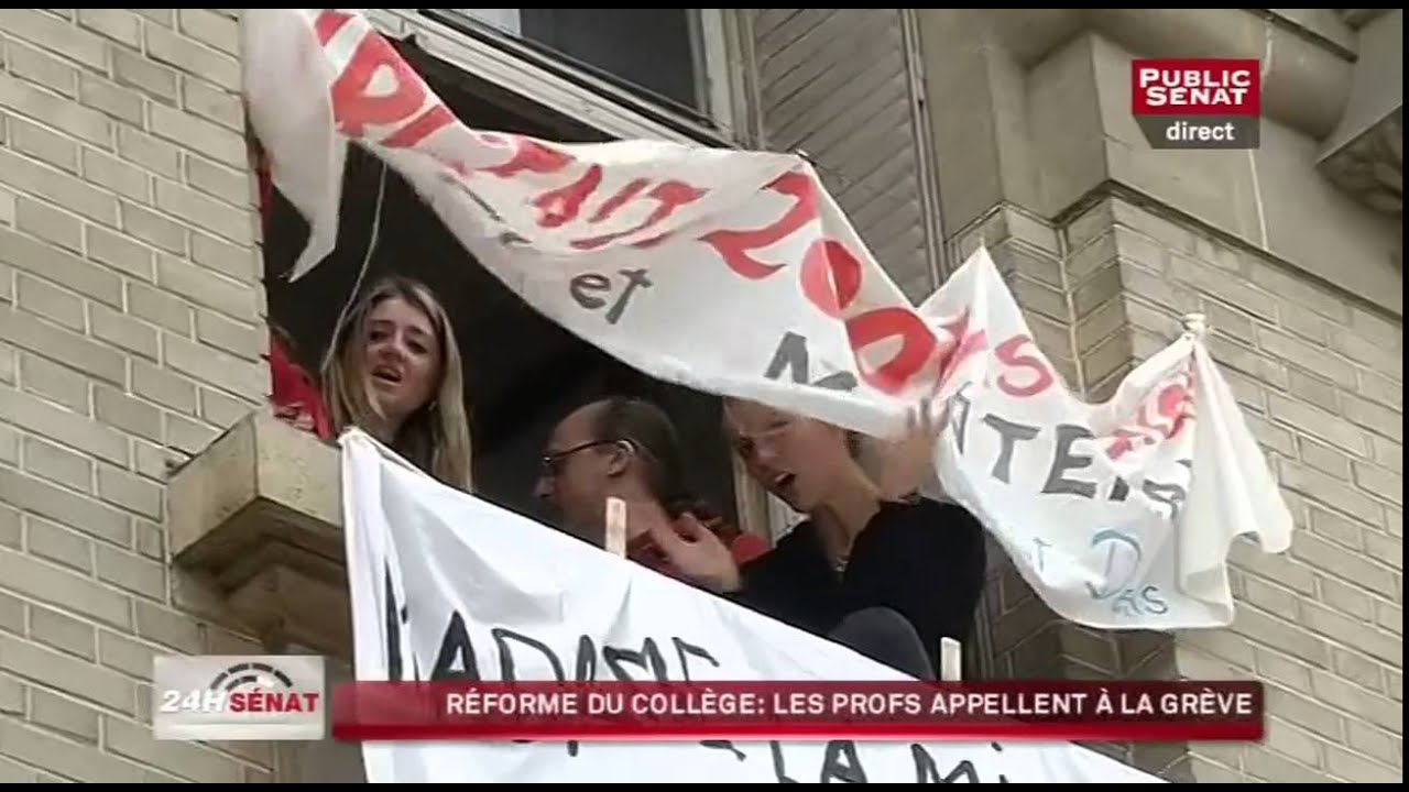 R&eacute;forme du coll&egrave;ge : Les profs appellent &agrave; la gr&egrave;ve !