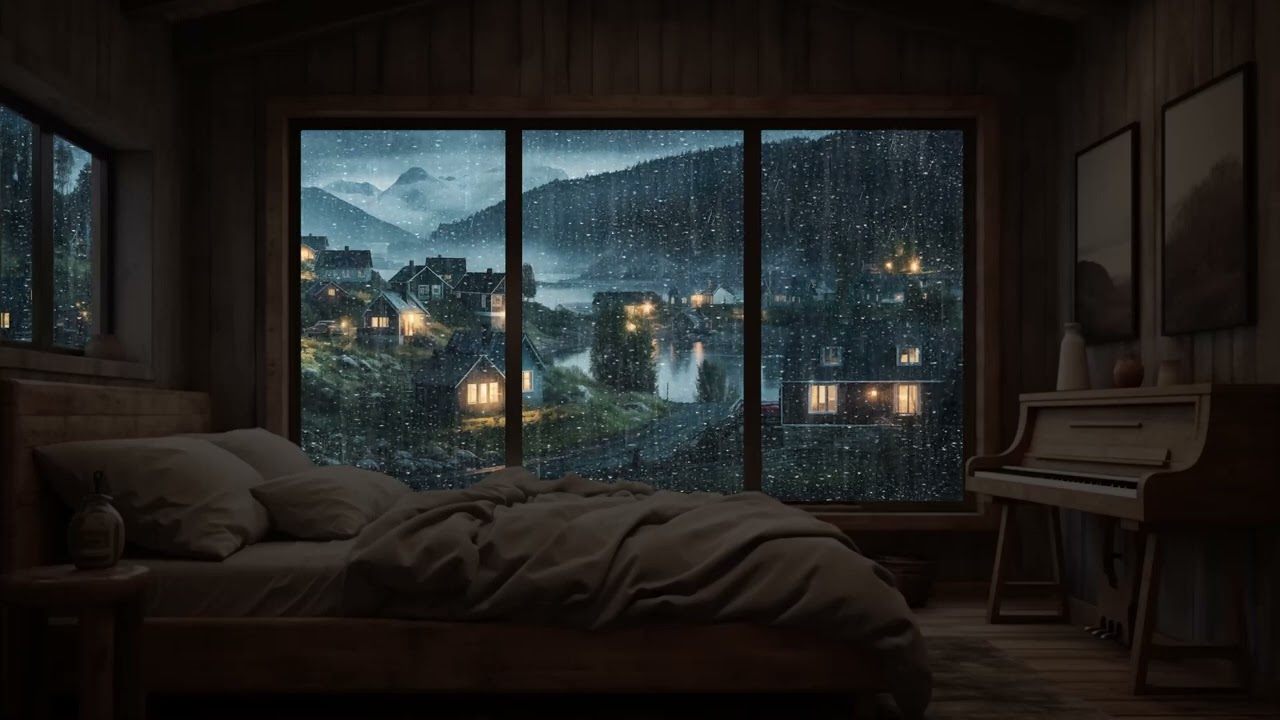 Cure Insomnia - Sleep Instantly with Satisfying Rain Sounds - Total Relaxation and Stress Reduction