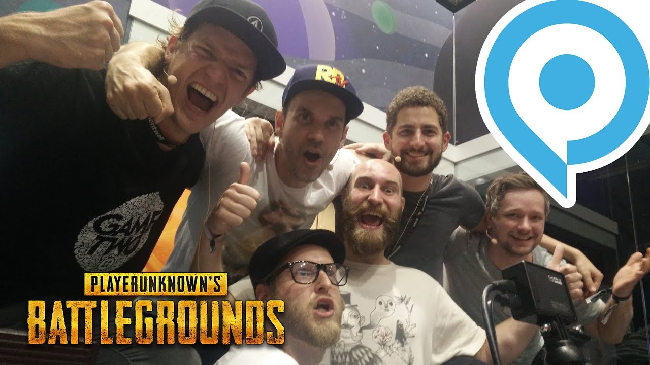 1 Runde mit PlayerUnknown's Battlegrounds auf der gamescom 2017 mit Dennis, Krogi, Timo & Marco