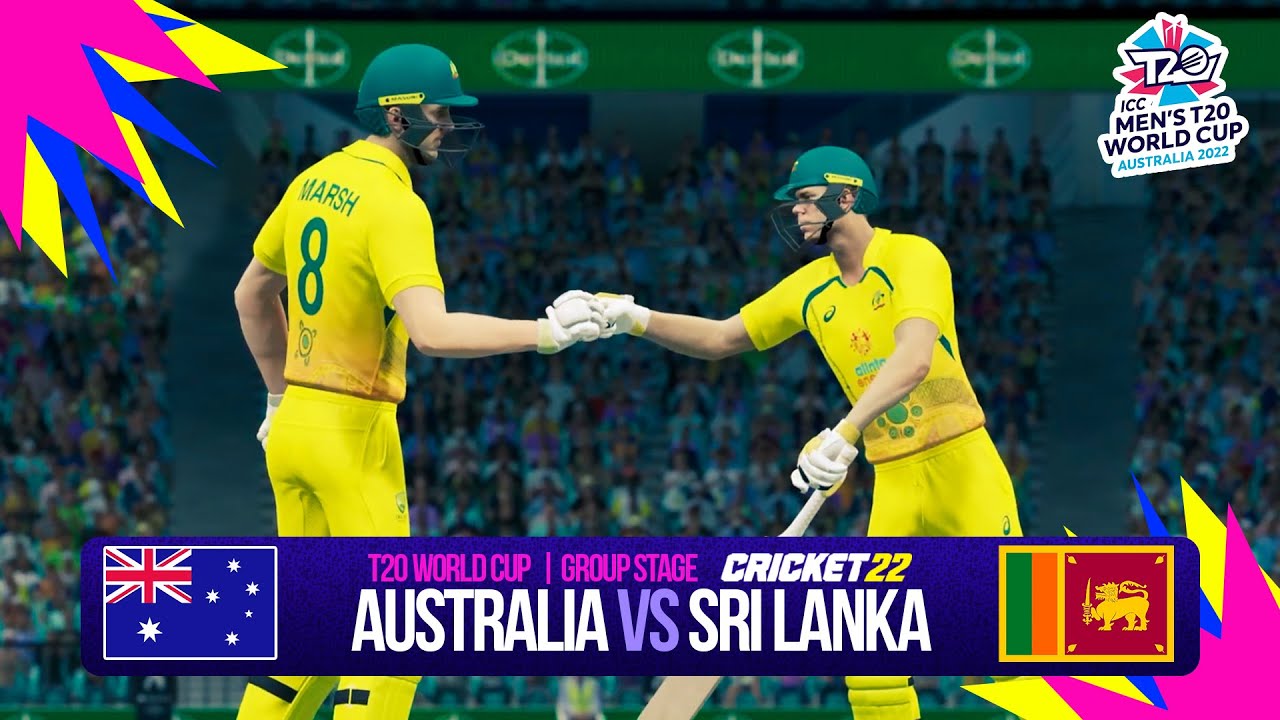 AUSTRALIA vs SRI LANKA - T20 WORLD CUP - Cricket 22