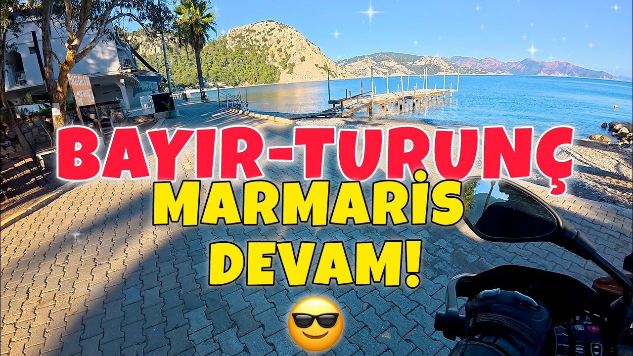 Marmaris: İklim Farklı 😎 | Bayır-Turunç | BMW R 1300 GS Adventure | 4K
