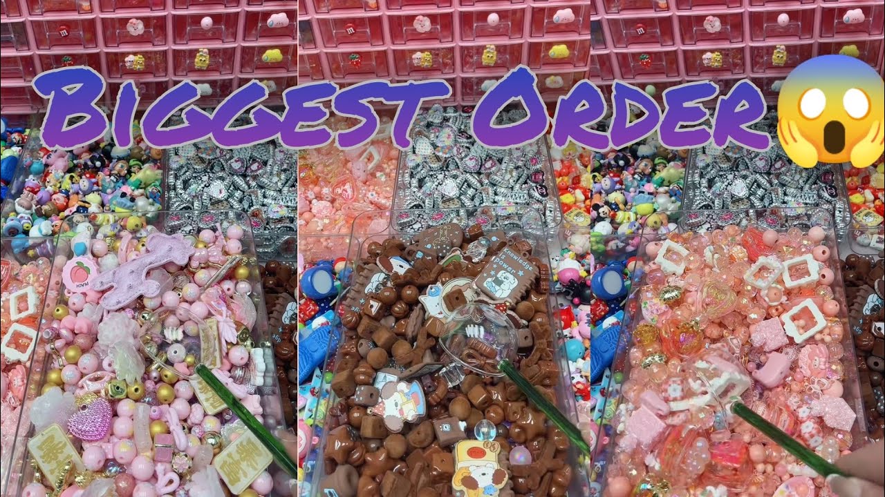 Biggest Order Everrr😱 Can you imagine??😨Most items involved😍 #luckybeads #resinbeads #acrylicbeads 