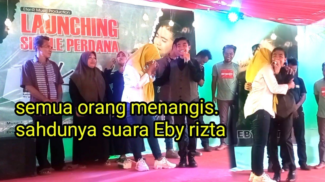 KEPASTIAN. Momen di hari laoncihngnya lagu eby rizta(official music video)