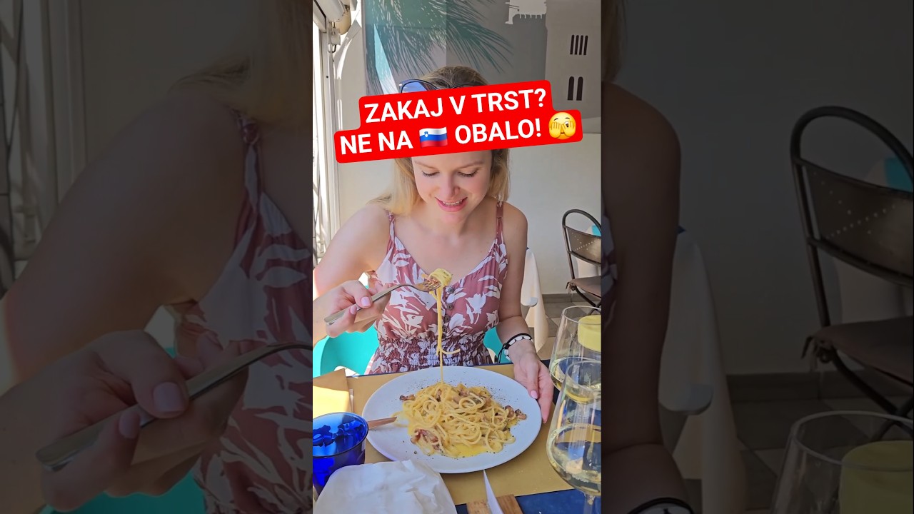 Zakaj v Trst namesto na slovensko obalo? 🤔 | Enodnevni izlet na morje v Italijo 🏖 #pončsonč