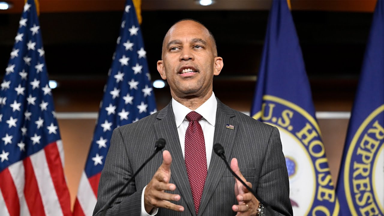 Happening Now: Jeffries Gives Remarks As Democrats Seek To Rein In DHS, Noem