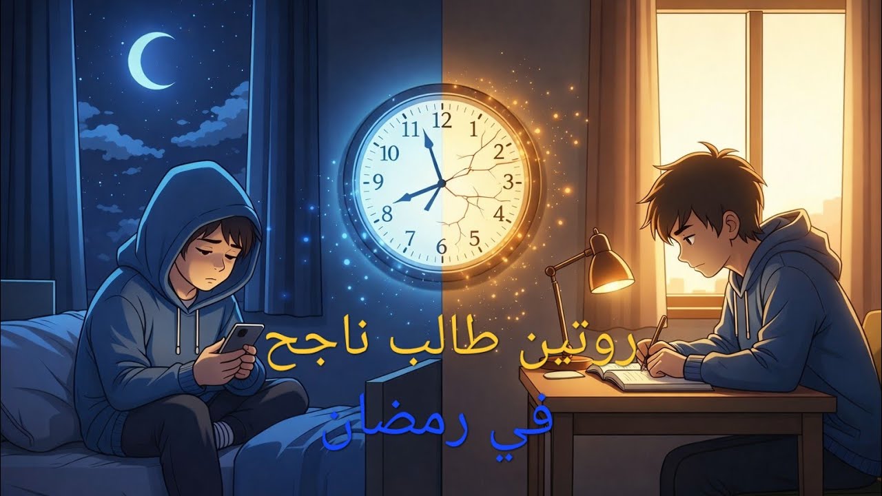👉 روتين الطالب الذكي في رمضان 🌙 30 يوم يغيّروا مستواك بالكامل