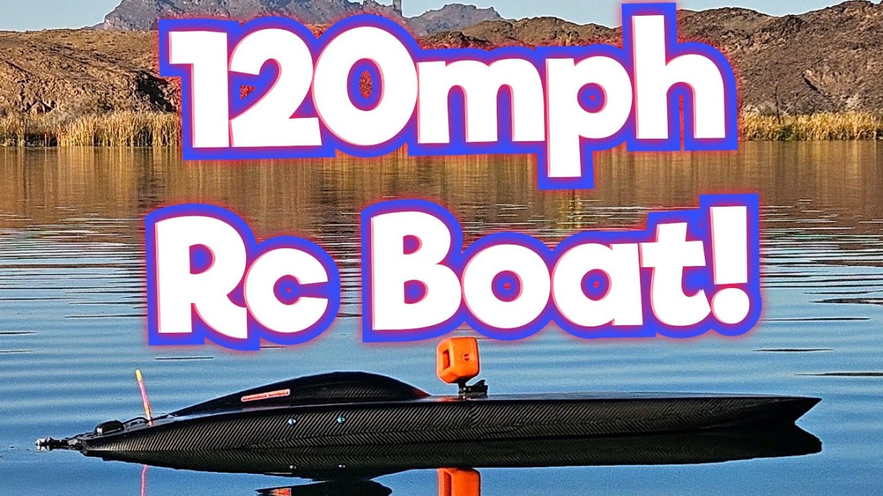 120 MPH EXTREMELY FAST RC BOAT! Oxidean Marine Rampage 55!
