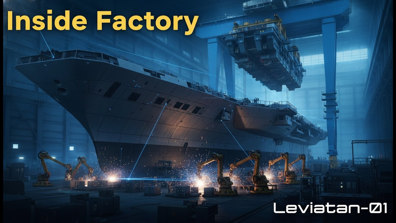 Inside the Advanced Stealth Carrier Factory: Leviathan-01
