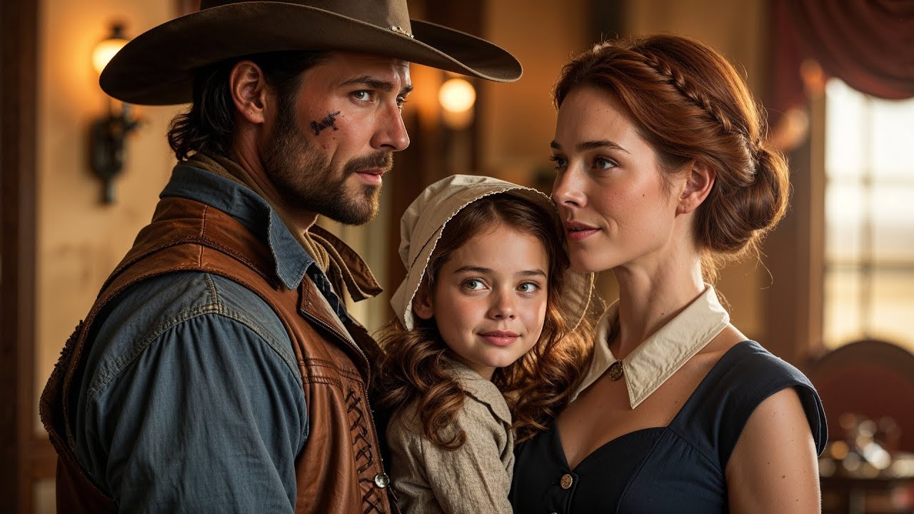 The Cowboy’s Little Girl Tugged Her Dress, Saying, “You Look Like The Mama I Asked God For”