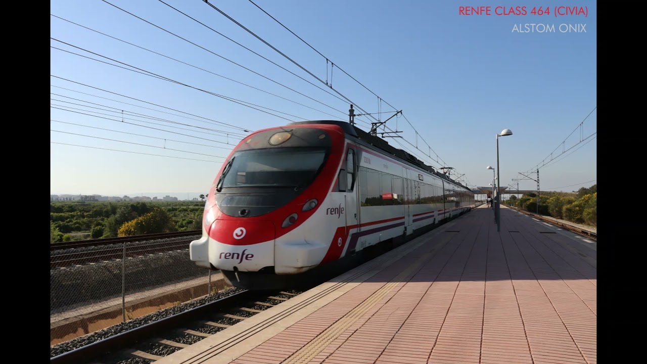 [モハラジオ録音] Traction Motor Sound: Renfe Class 464 Alstom Civia (Alstom ONIX 233 IGBT VVVF)