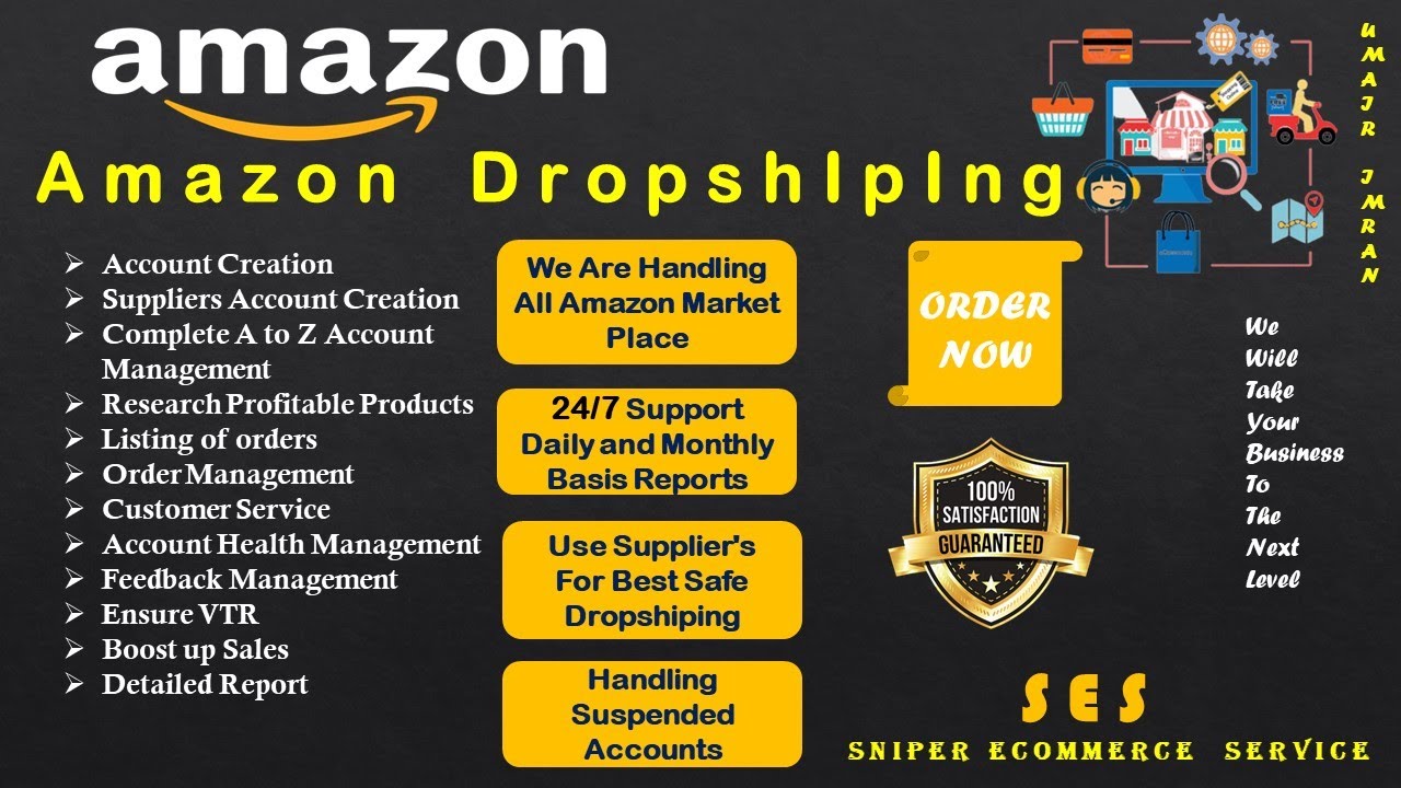 Sniper Ecommerce Services (SES). All Ecommerce Services | Amazon, Walmart, Sam's Club, Ebay, Costco.
