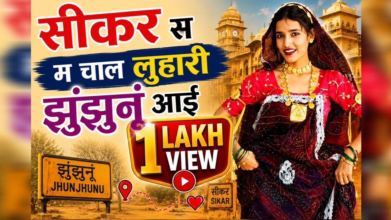 सीकर स म चाल लुहारी झुंझुनूं आई - Luhari parniya nbechyayi // Marwadi Song 2025