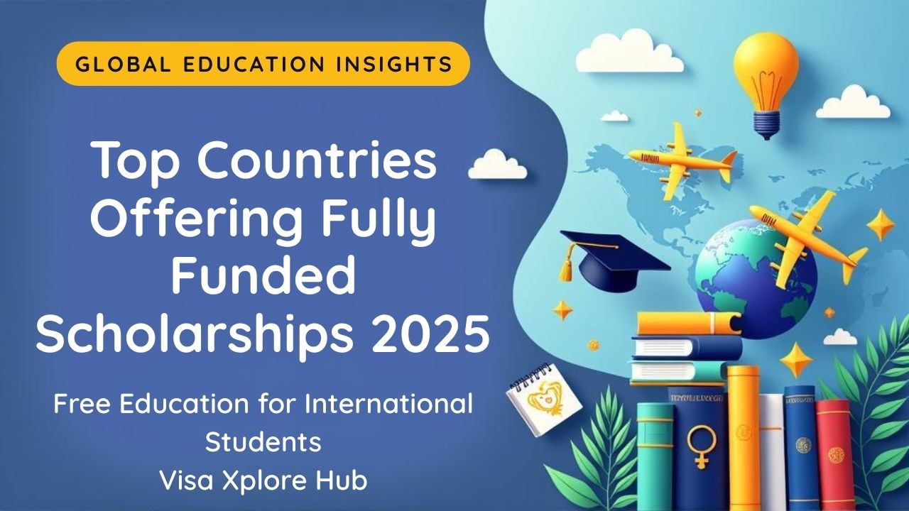 Top Countries with Fully Funded Scholarships | Free Education for International Students 2025 🎓✈️