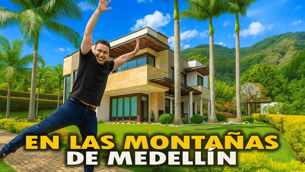 Mega casa en Medell&iacute;n, CON PISCINA, CANCHA Y  bosque incluido $??