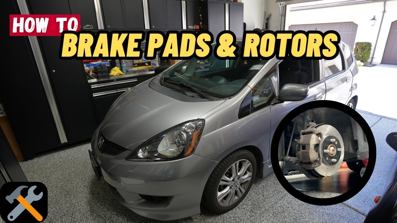 How to install brake pads & rotors on your Honda Fit (GE/GK) 2009-2020