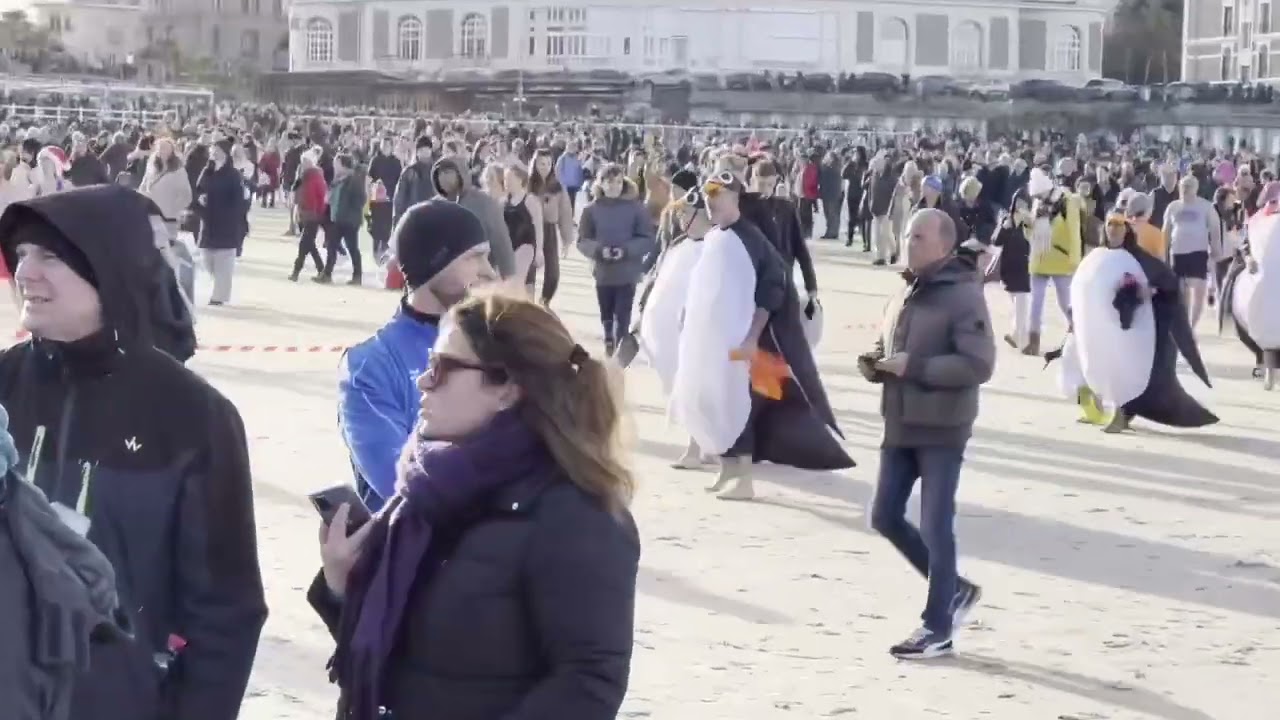 Dernier bain de l’année 2023 à Dinard