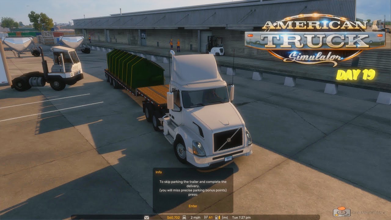 ATS American Truck Simulator | Dumpsters In Little Rock, Arkansas | Day 19 4K