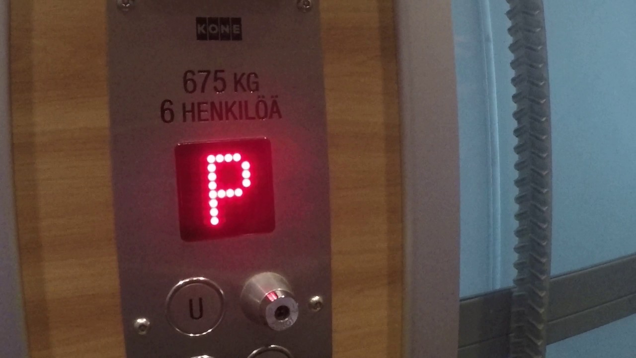 2009 Kone-Motala Chain-driven traction elevator at Rautatienkatu 14, Lahti, Finland