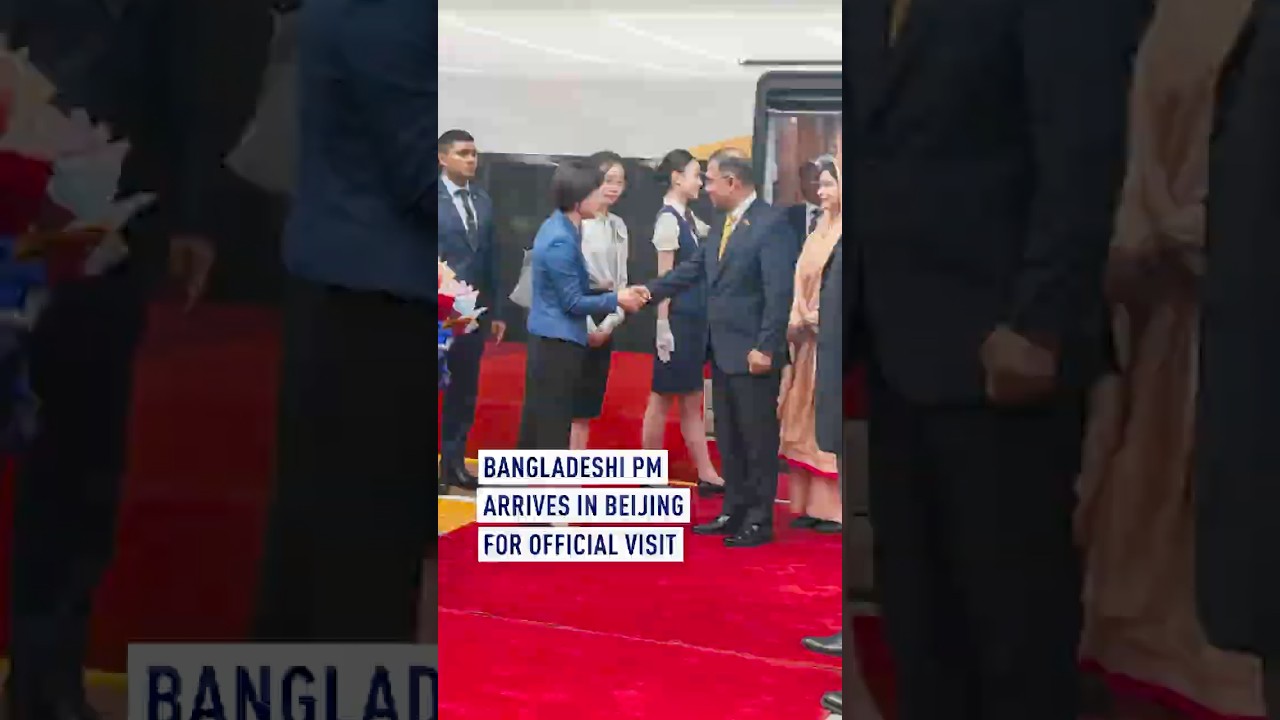 Bangladeshi PM arrives in Beijing for official visit