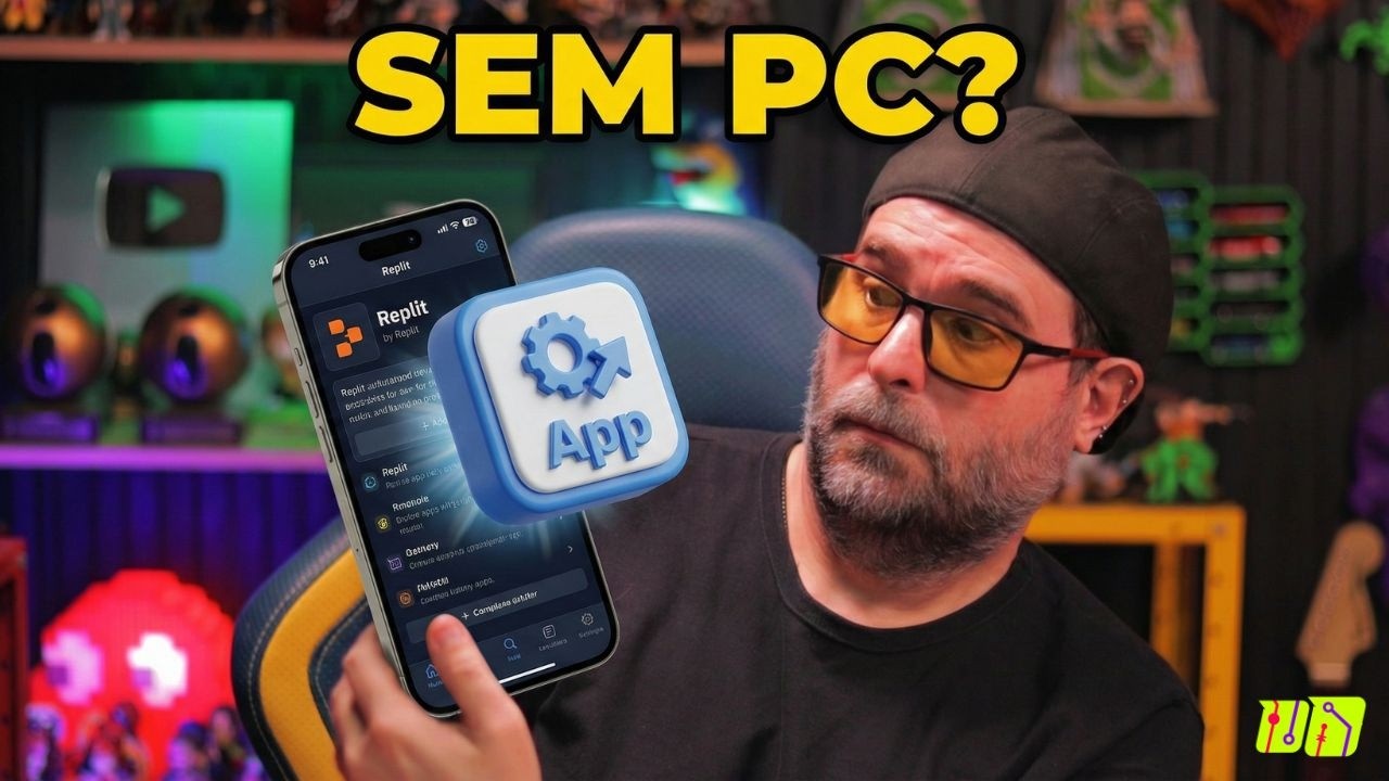 Criei um APP no CELULAR em 5 Minutos (Sem Digitar Código)