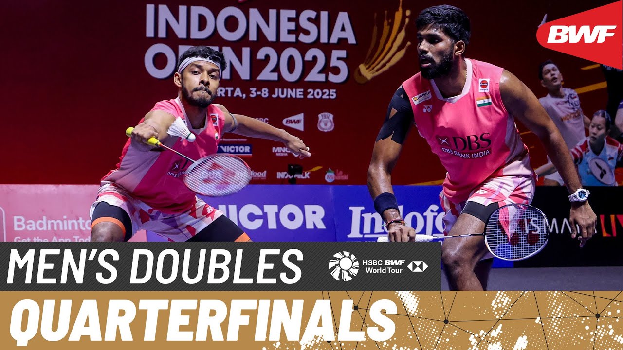 KAPAL API Indonesia Open 2025 | Rankireddy/Shetty (IND) vs. Man/Tee (MAS) [7] | QF