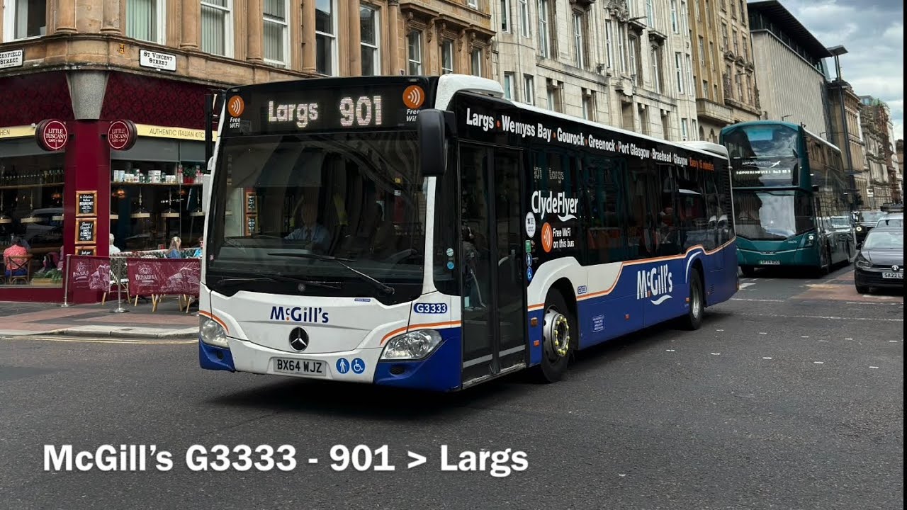 McGills 3333 Mercedes Citaro O295 (ZF) BX64WJZ - Monstrous Kickdown! 