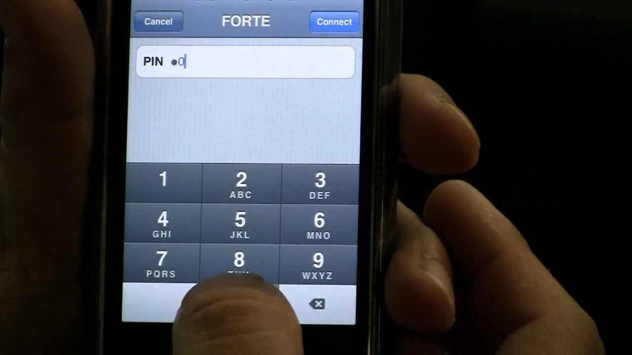 Kia Forte iPhone Bluetooth Sync