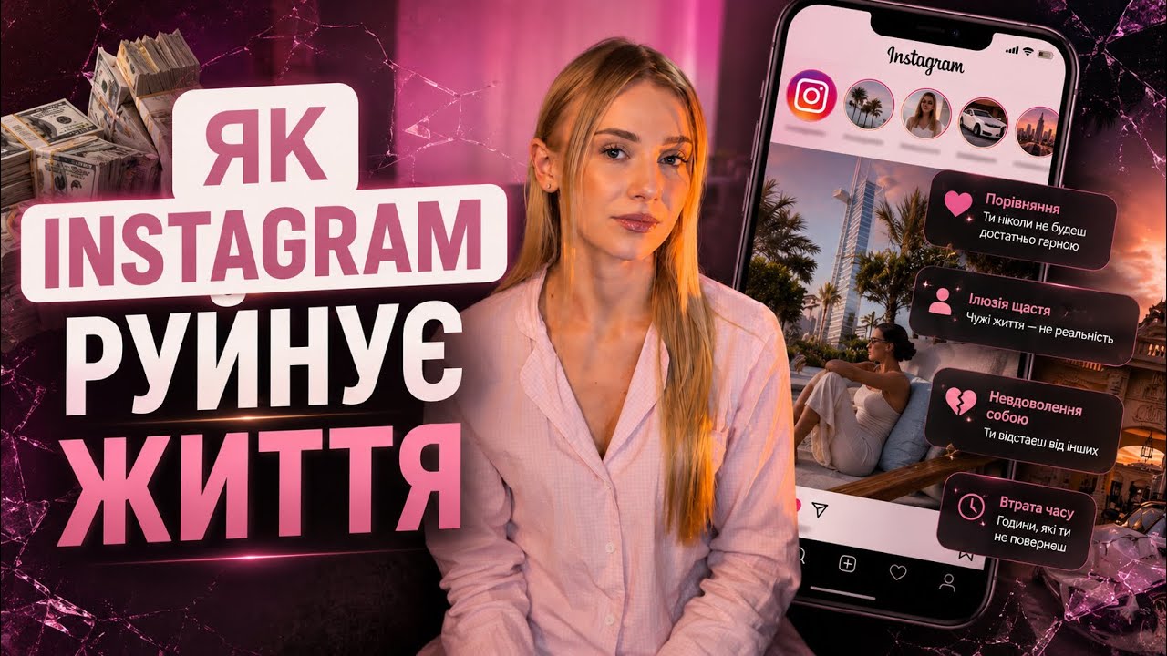 INSTAGRAM ЗНИЩИТЬ ТВОЮ ПСИХІКУ. ЗУПИНИСЬ, поки не пізно ❗️