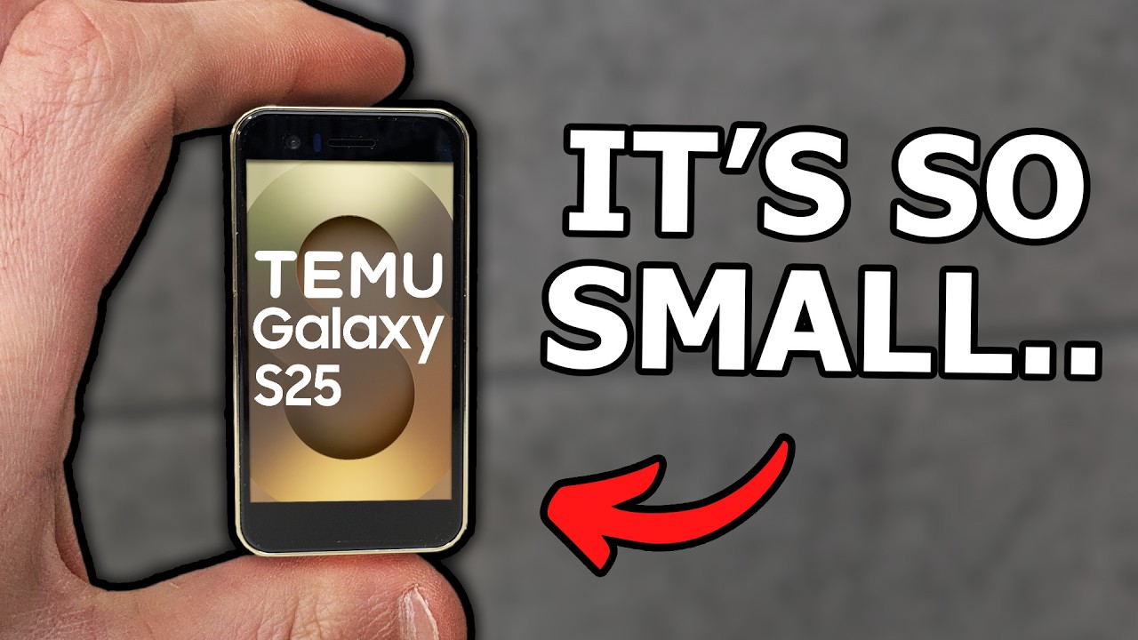 I bought a $40 Galaxy S25 Mini from TEMU... 💀
