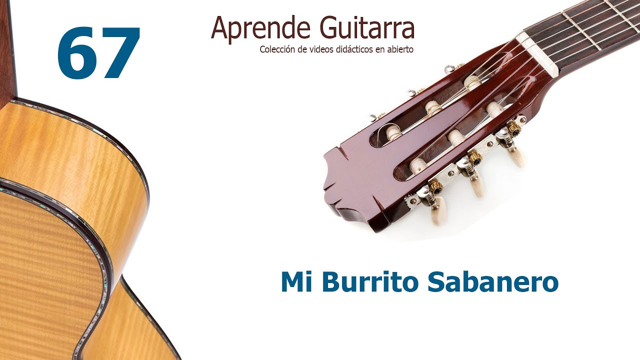 Aprende Guitarra 67 - Mi Burrito Sabanero (Villancico)
