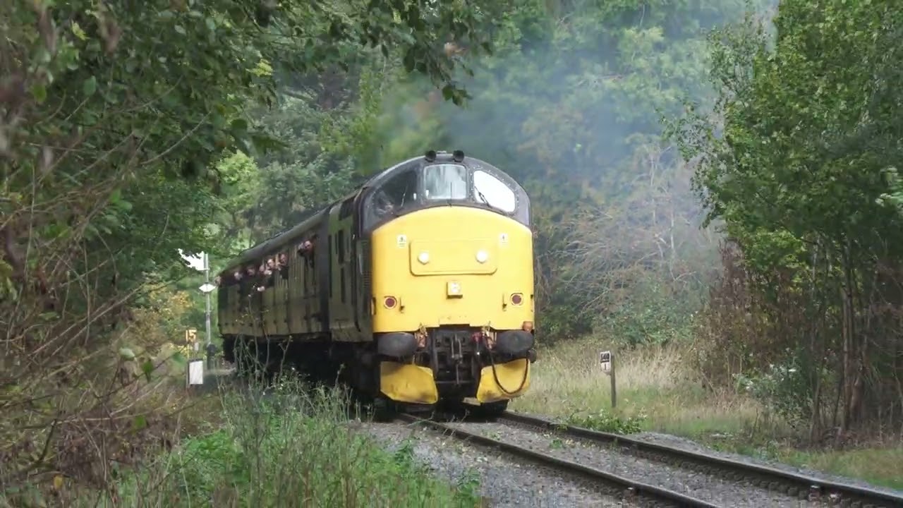 37688 after leaving Bridgnorth 3rd October 2025