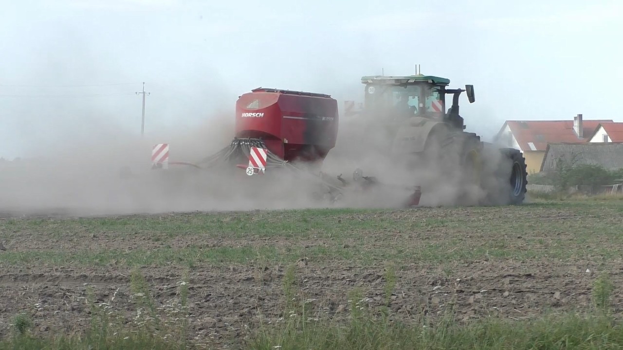 Скорость и точность: Секрет идеального сева с Horsch Pronto 6 DC и JD 8R
