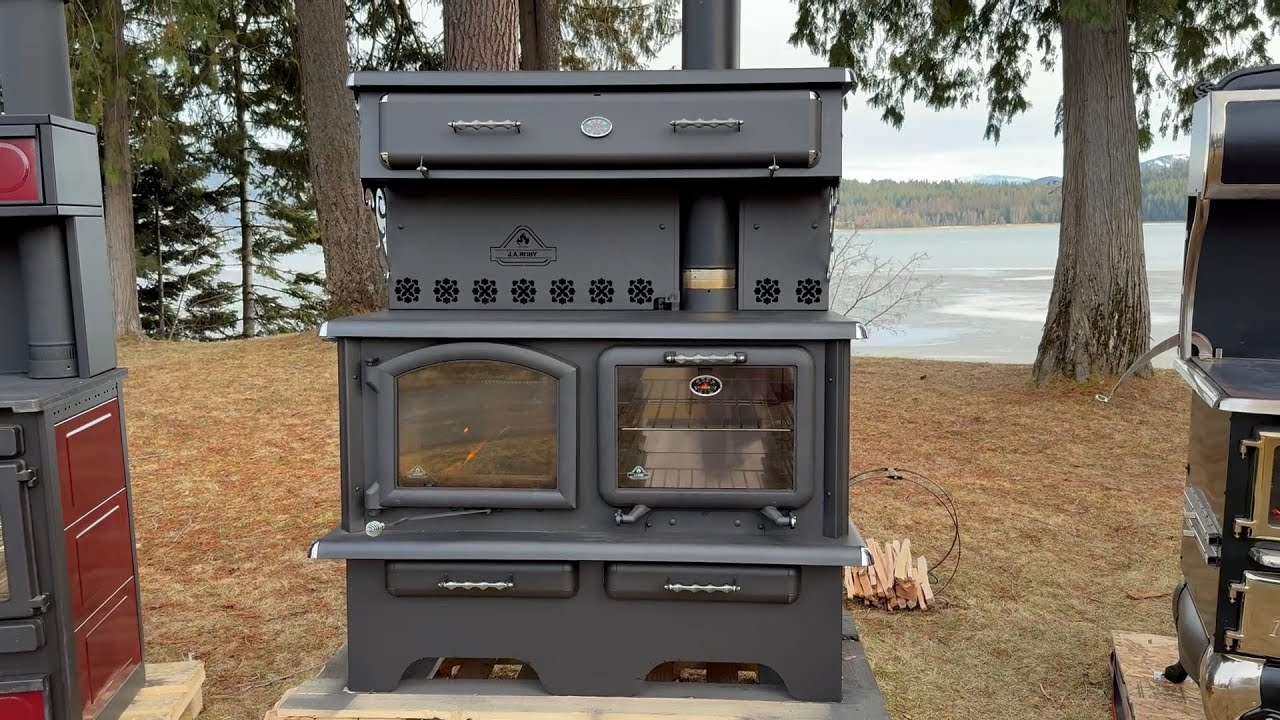 J.A. Roby Cuisiniere Wood Cookstove - 360&deg; Walk Around