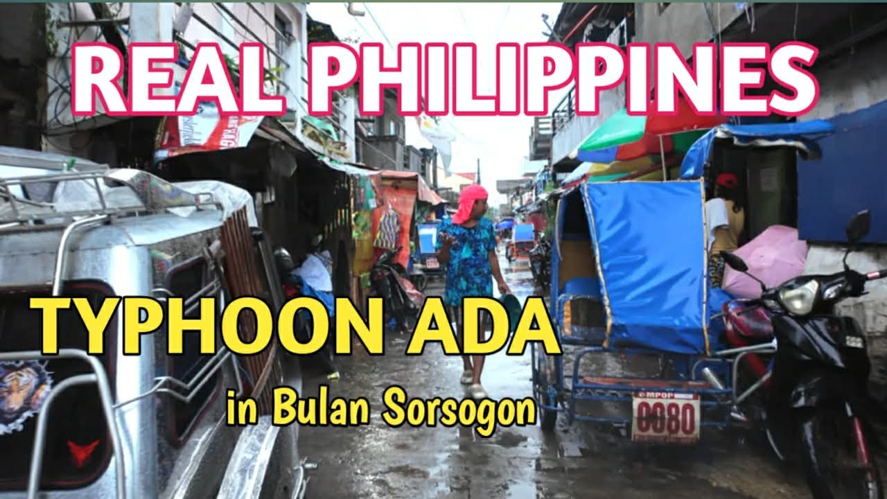 EARLY WALKING in the Squatters Area Of Ilawod Bulan Sorsogon after the Heavy Rain by TYPHOON ADA