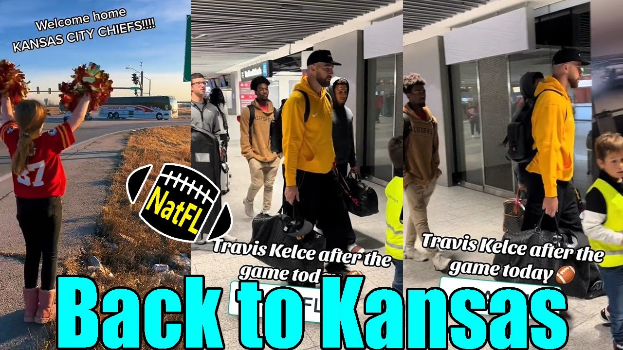 Travis Kelce returns to Kansas with a SAD face after the Chiefs' loss in S&atilde;o Paulo, Brazil