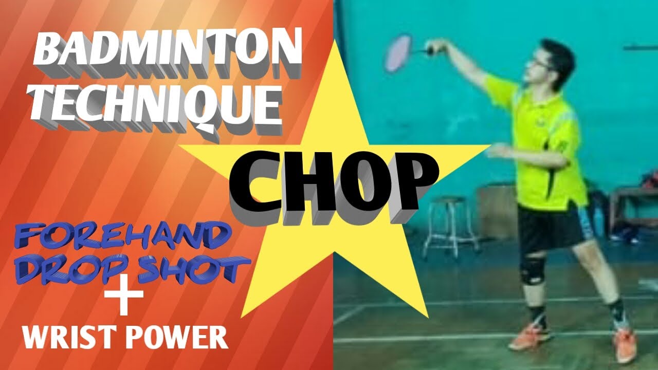 TEKNIK BADMINTON CHOP SILANG Menggunakan Kekuatan Wrist (English Subtitles)