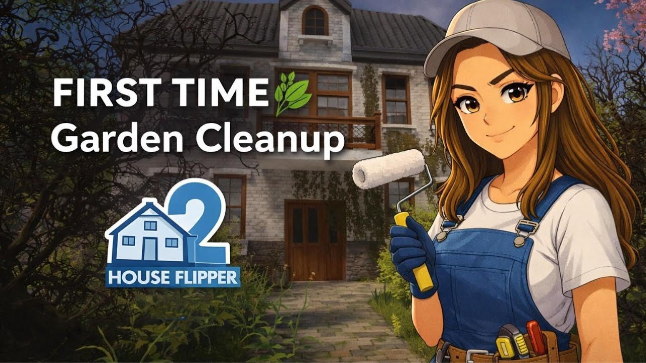 First Time Garden Cleanup 🌿 | House Flipper 2 | No Commentary