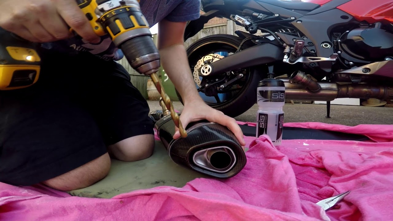 Akrapovic Exhaust Baffle Removal, Kawasaki Z1000sx 2017-2019.