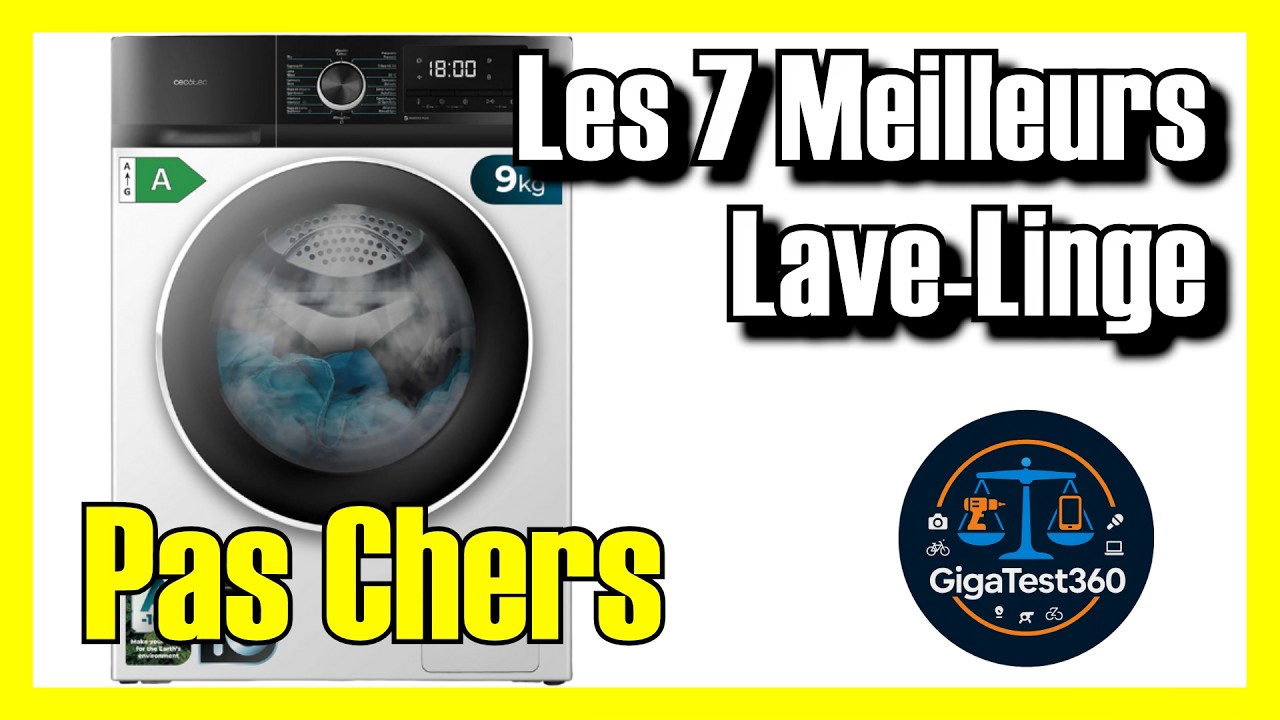 🧺🔥 Les 7 MEILLEURS Lave-Linge PAS CHERS sur Amazon [2026]✅[Qualité/Prix] machine lavage