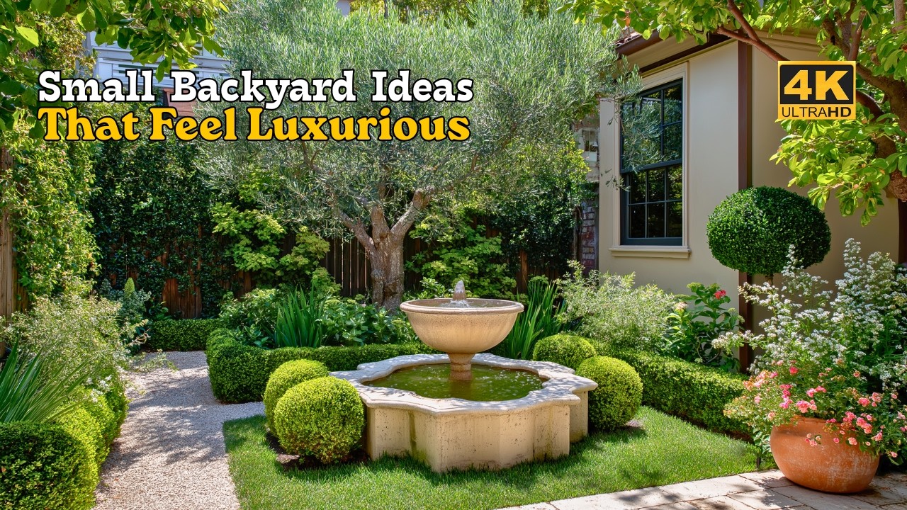 Small backyard ideas that look incredibly expensive