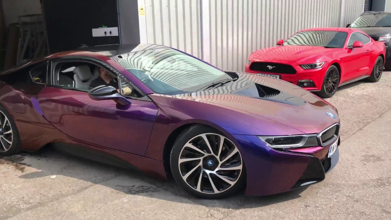 Car Wrapping Manchester - BMW i8 Full Car Wrap