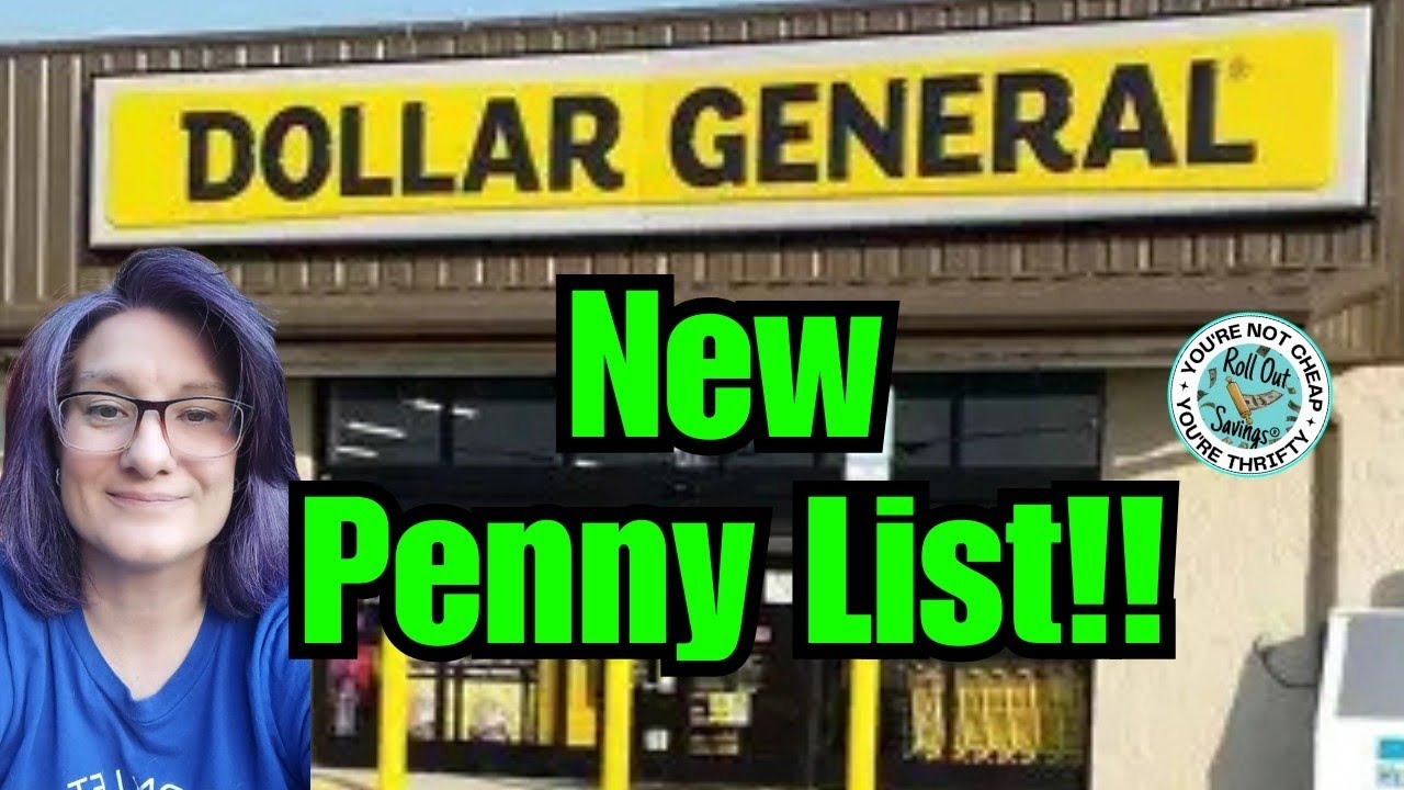 Penny List for September 30th at DG
