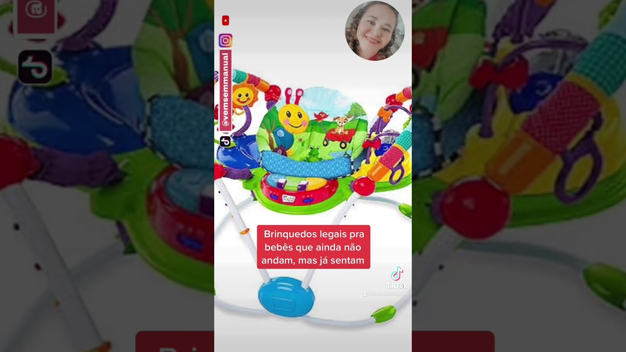 Brinquedos muito legais para beb&ecirc;s que j&aacute; sentam, mas ainda n&atilde;o andam