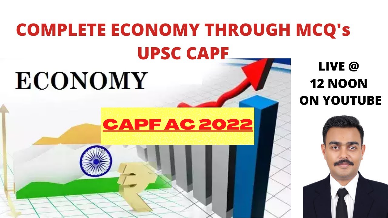 COMPLETE ECONOMY MCQ'S UPSC CAPF 2018-19 #economics#economygk #economymcq #economymcqs #capf2022