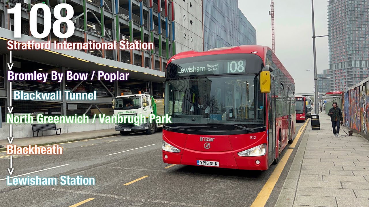 [Full Journey]Go Ahead London 108(To Lewisham Station)